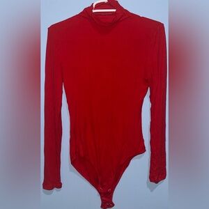 Summersalt Red Long Sleeve Bodysuit